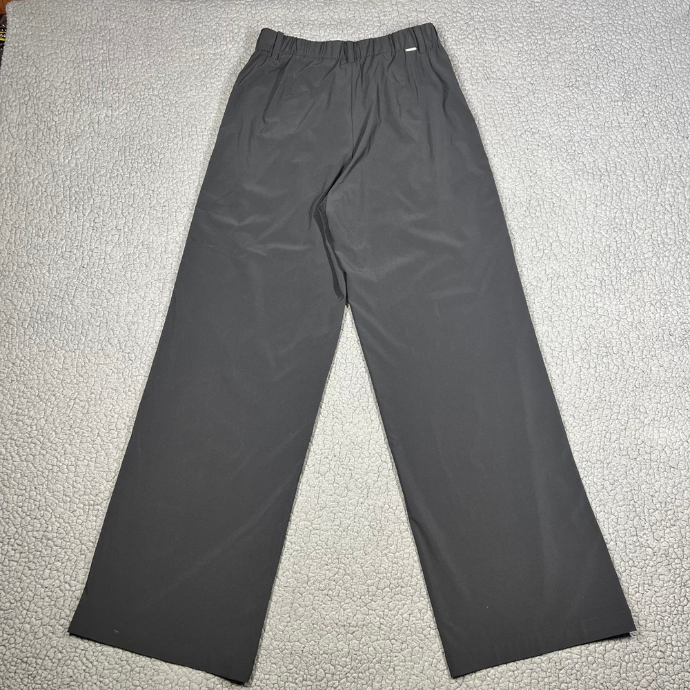 Vuori Villa Wide Leg Trousers Black Pleated Performance Pants VW4086 Womens XS - Picture 5 of 14